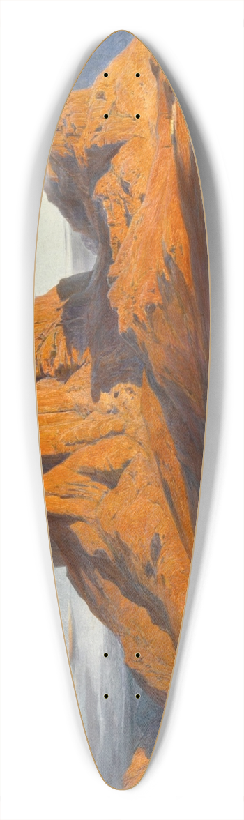 Edward Lear - Mount Sinai 39.3 inch art pintail longboard deck