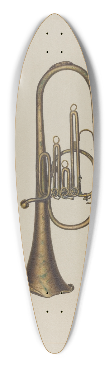 Edward L. Loper - Baritone Horn 39.3 inch art pintail longboard deck