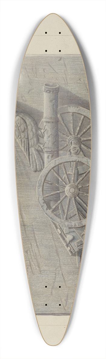 Edward L. Loper - Bas Relief 39.3 inch art pintail longboard deck
