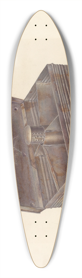 Edward L. Loper - Spice Box 39.3 inch art pintail longboard deck