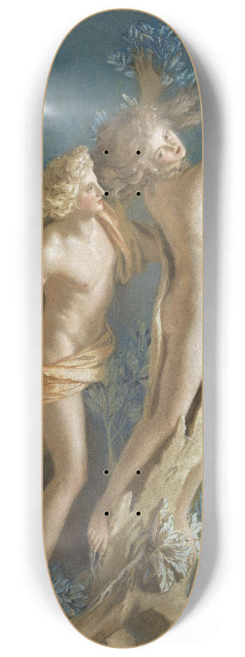 Jean-Etienne Liotard - Apollo and Daphne 8.25 inch art skate deck