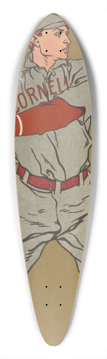 Edward Penfield - Cornell 39.3 inch art pintail longboard deck