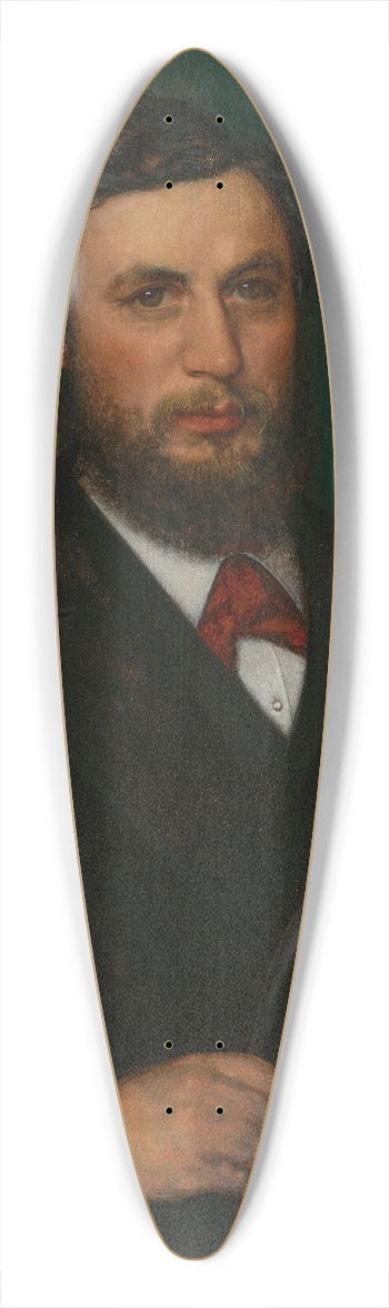 Edward Robert Hughes - Portrait of Thomas Webb 39.3 inch art pintail longboard deck