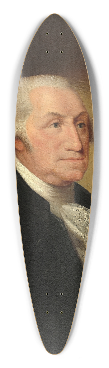 Edward Savage - George Washington 39.3 inch art pintail longboard deck