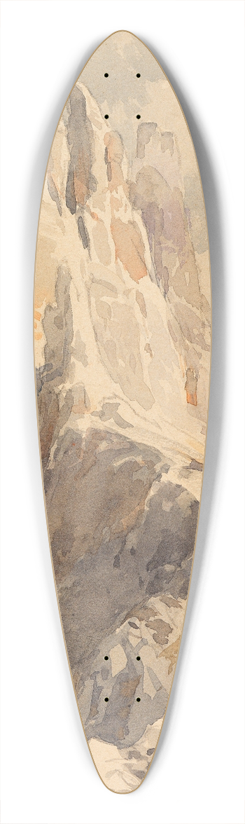 Edward Theodore Compton - Blick auf die Vajolet-Trme in den Dolomiten 39.3 inch art pintail longboard deck