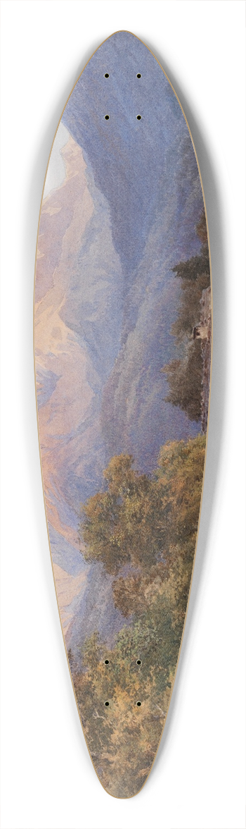 Edward Theodore Compton - Hoher Gll, Berchtesgaden 39.3 inch art pintail longboard deck