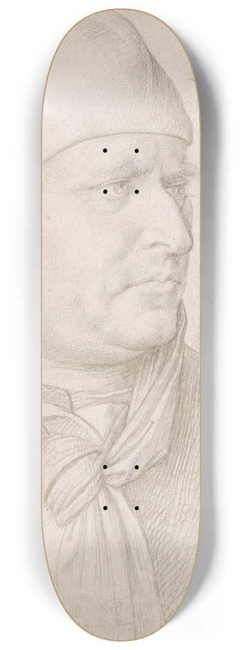 Jean Fouquet - Portrait of an Ecclesiastic 8.25 inch art skate deck