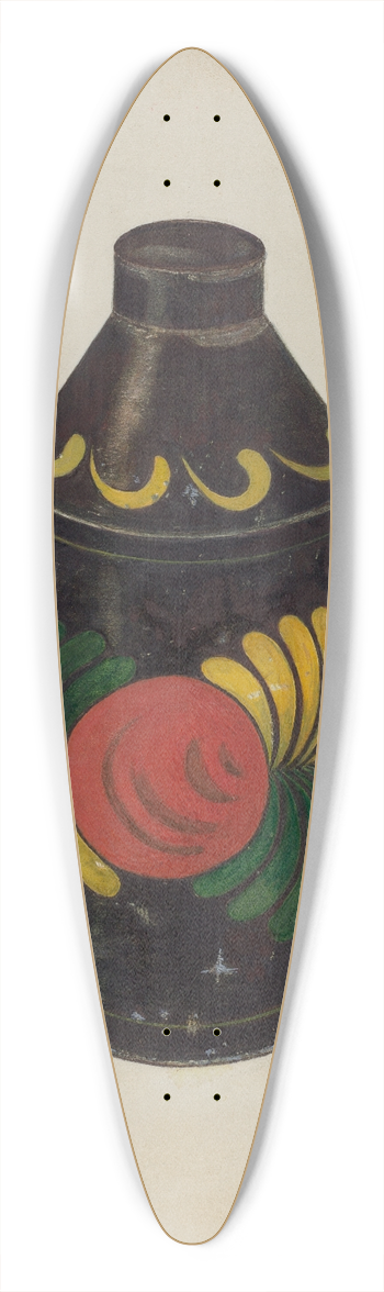 Edward White - Toleware Tea Cannister 39.3 inch art pintail longboard deck