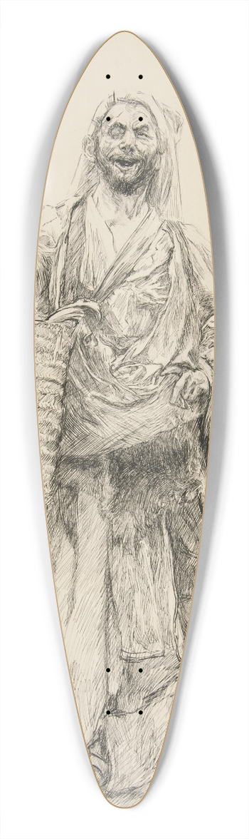Edwin Austin Abbey - Autolycus, Act IV, Scene ii, The WintersTale 39.3 inch art pintail longboard deck