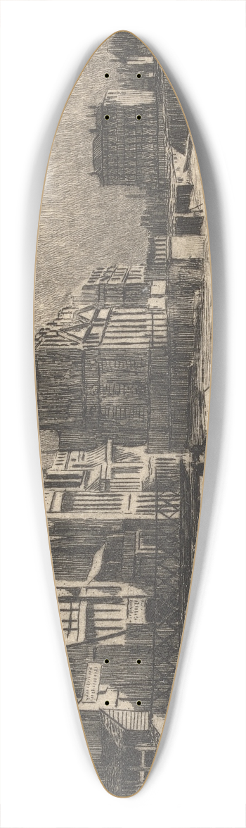 Edwin Edwards - Riverside Taverns Greenwich 39.3 inch art pintail longboard deck