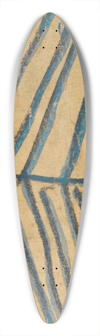 Egon Schiele - Abstrahierter Nadelbaum 39.3 inch art pintail longboard deck