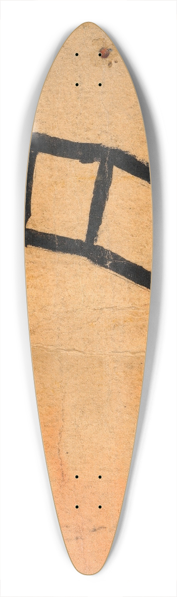 Egon Schiele - Geknickte Leiter 39.3 inch art pintail longboard deck