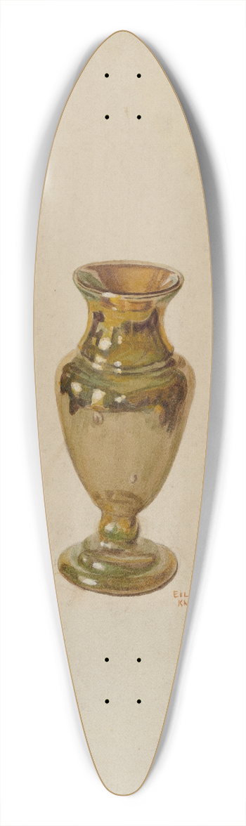 Eileen Knox - Vase 39.3 inch art pintail longboard deck