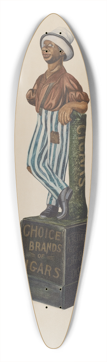 Einar Heiberg - Cigar Store Figure 39.3 inch art pintail longboard deck