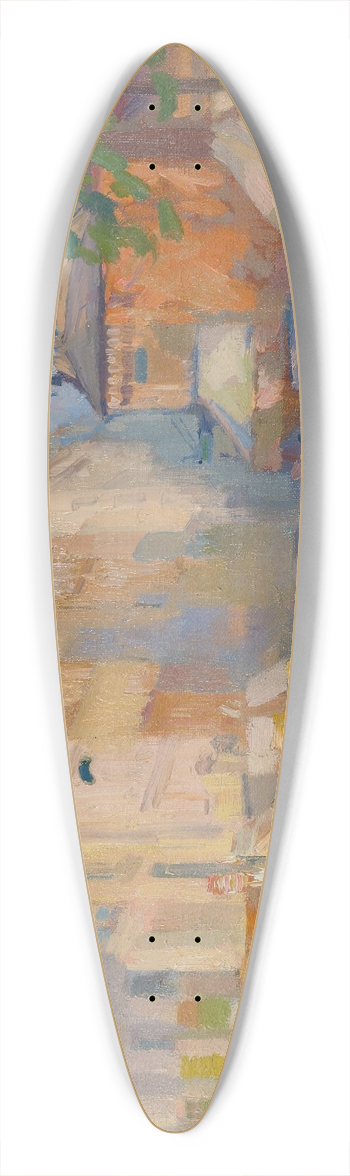 Elie Anatole Pavil - Rue De Paris 39.3 inch art pintail longboard deck