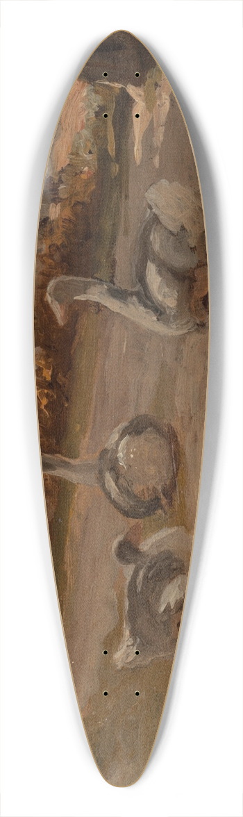 Elihu Vedder - Geese 39.3 inch art pintail longboard deck