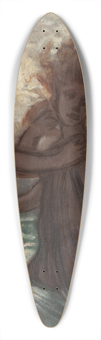 Elihu Vedder - The Phorcydes 39.3 inch art pintail longboard deck