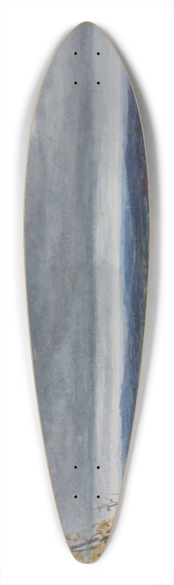Elijah Walton - Low Hill From Cofton Hill 39.3 inch art pintail longboard deck