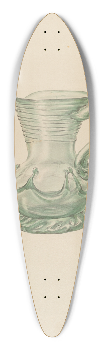 Elisabeth Fulda - Pitcher 39.3 inch art pintail longboard deck
