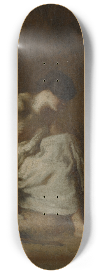 Jean-Franois Millet - TheBather 8.25 inch art skate deck