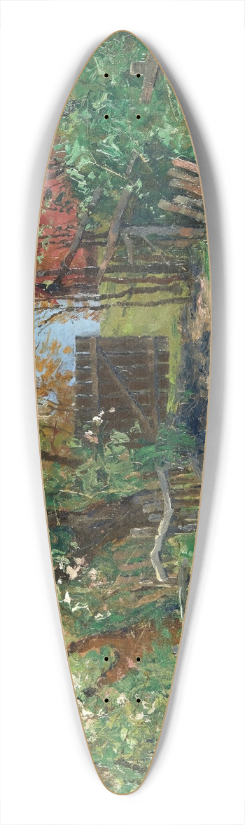 Elisabeth von Eicken - Frhling (Spring). 39.3 inch art pintail longboard deck
