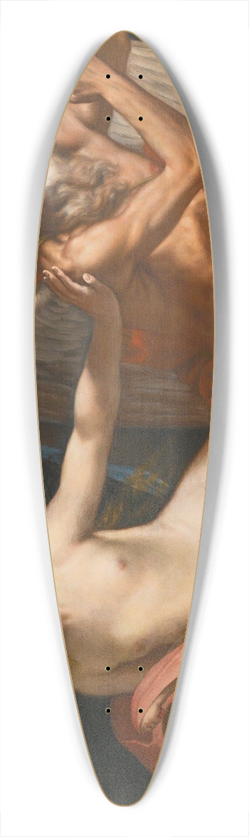 Elisabetta Sirani - BeautyFending Off Time 39.3 inch art pintail longboard deck