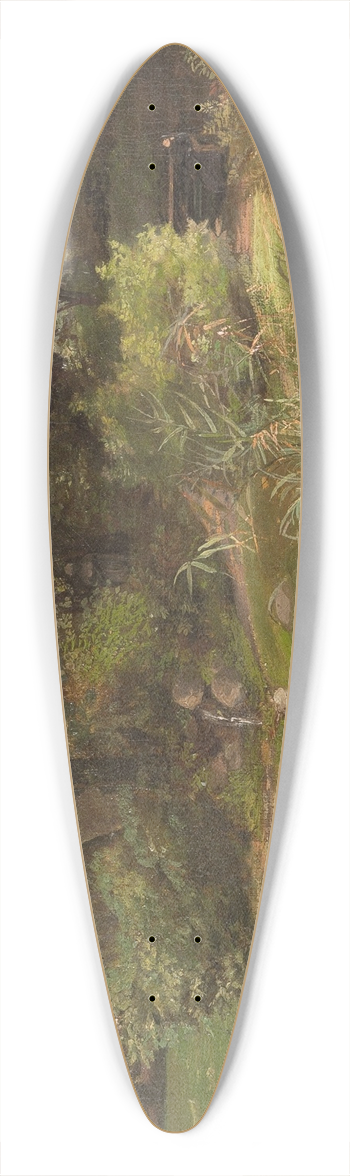 Elise Habelt - Nature study 39.3 inch art pintail longboard deck