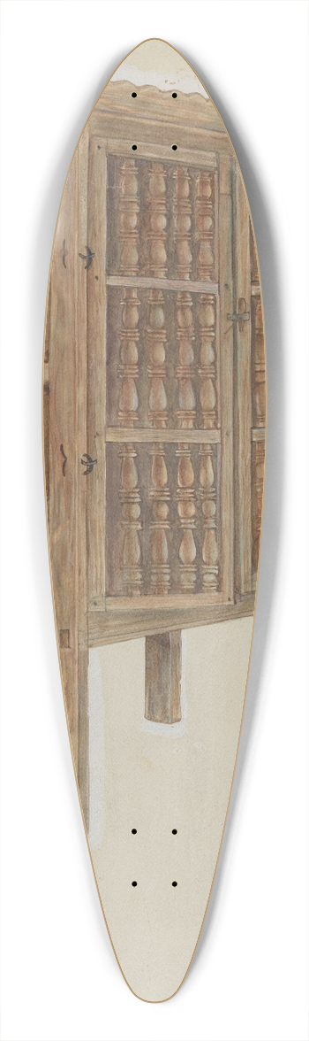 Eliseo Rodriguez - Trostero 39.3 inch art pintail longboard deck