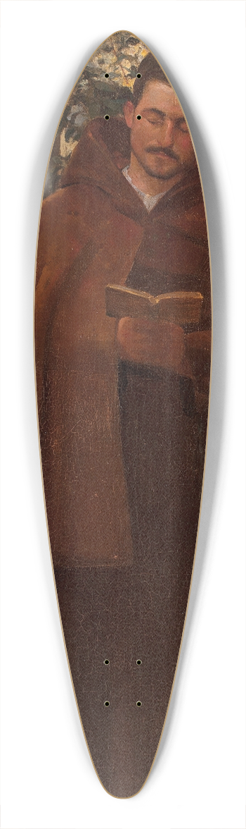 Eliseu Visconti - A leitura 39.3 inch art pintail longboard deck