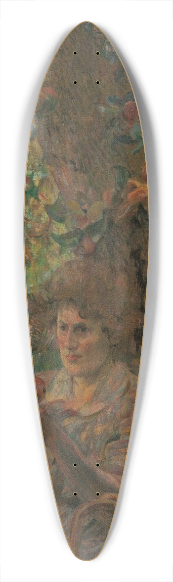 Eliseu Visconti - As mas 39.3 inch art pintail longboard deck