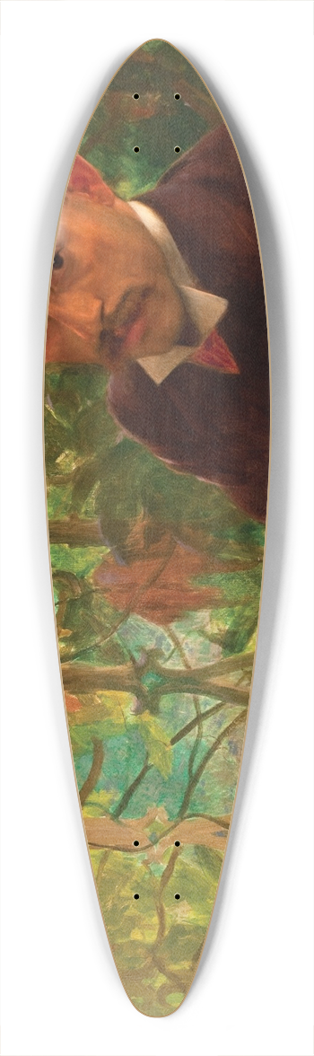 Eliseu Visconti - Retrato de Ovdio Romeiro 39.3 inch art pintail longboard deck