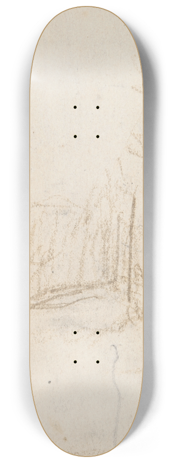 Jean-Franois Millet - WoodlandClearing 8.25 inch art skate deck