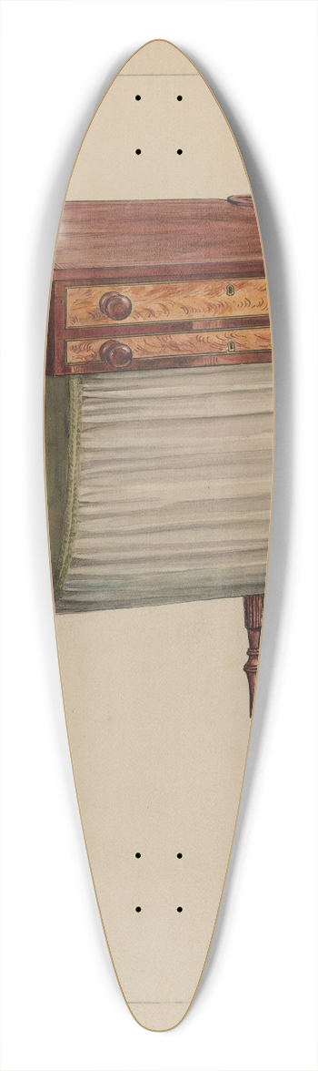 Elizabeth Curtis - Sewing Table 39.3 inch art pintail longboard deck