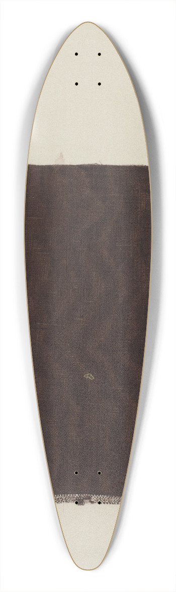 Elizabeth Moutal - Shaker Textile 39.3 inch art pintail longboard deck