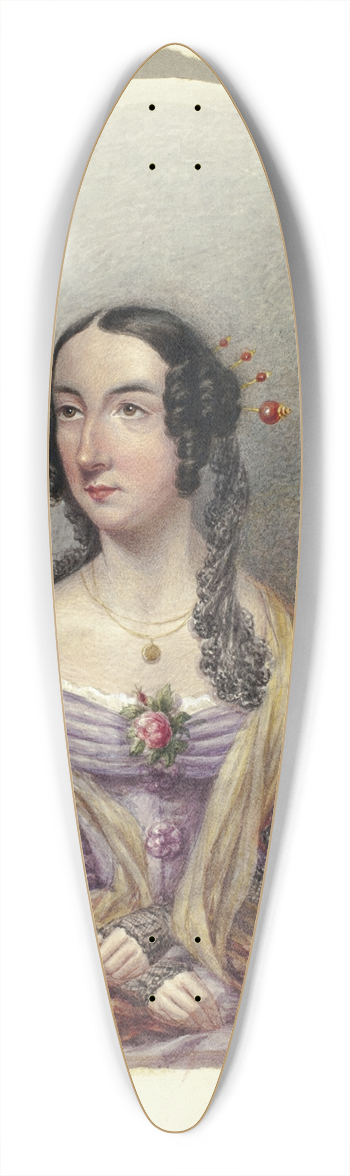 Elizabeth Murray - Lady Georgina Murray 39.3 inch art pintail longboard deck