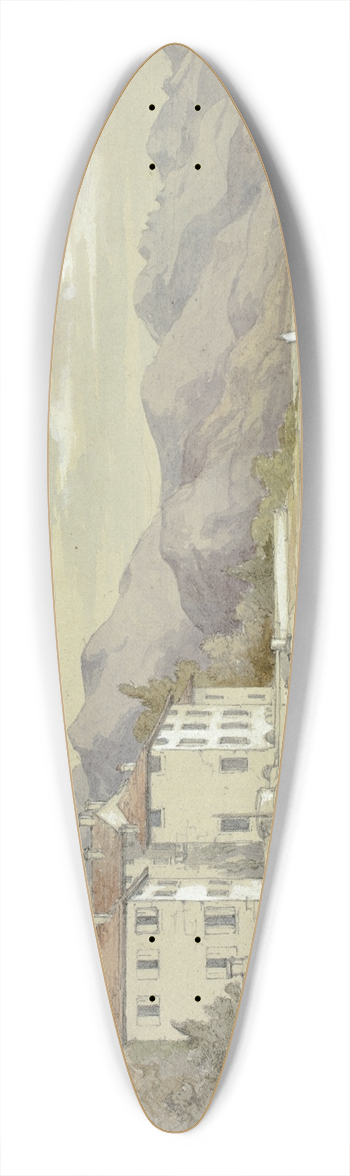 Elizabeth Murray - Majolica, Lake Como 39.3 inch art pintail longboard deck