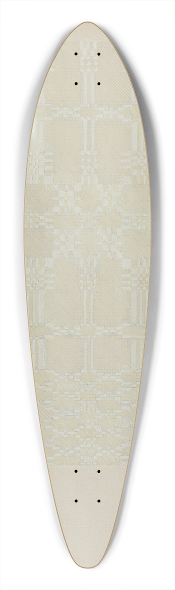 Elizabeth Valentine - Coverlet 39.3 inch art pintail longboard deck