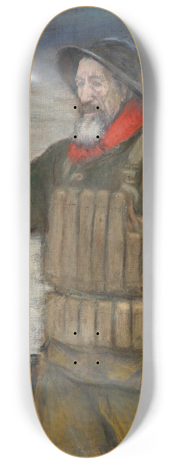 Jean Franois Raffalli - Le Vieux Saveteur 8.25 inch art skate deck