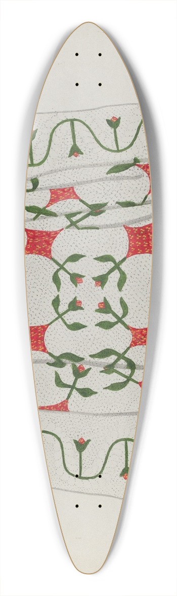 Ellen Duncan - Patchwork Quilt 39.3 inch art pintail longboard deck