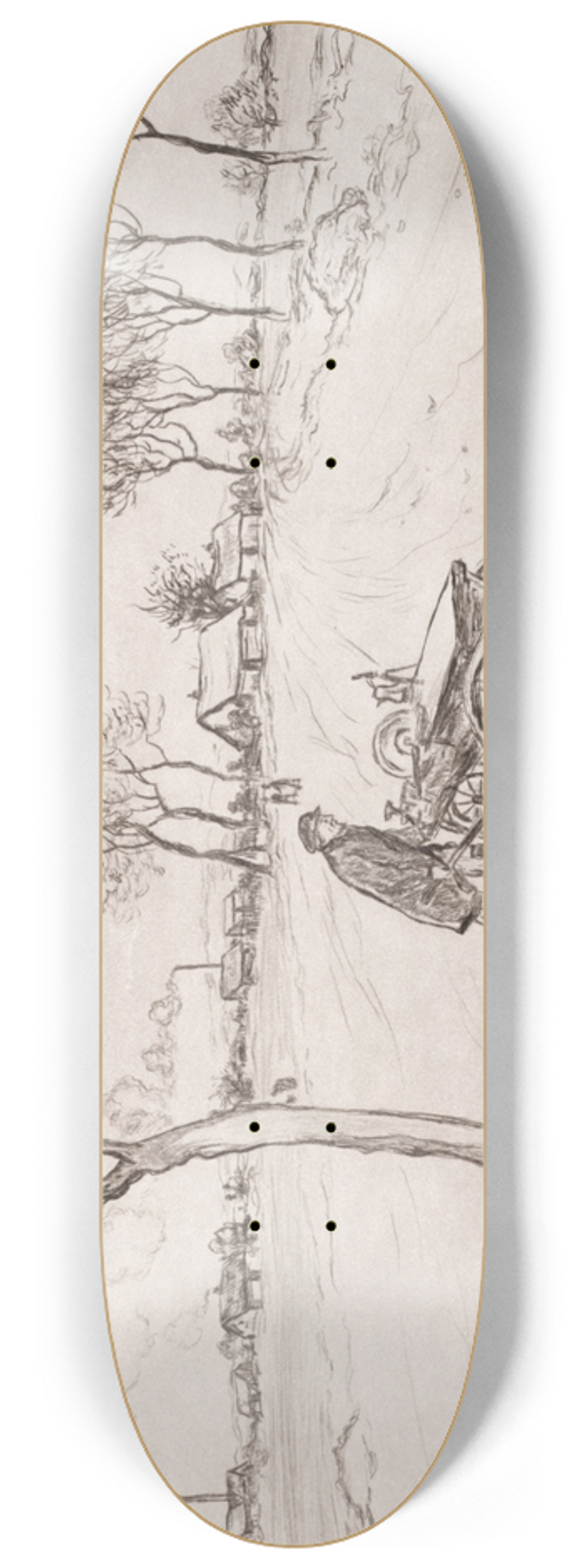 Jean Franois Raffalli - The Knifesharpener 8.25 inch art skate deck