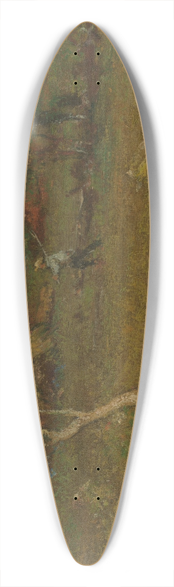 Elliott Daingerfield - Return from the Farm 39.3 inch art pintail longboard deck