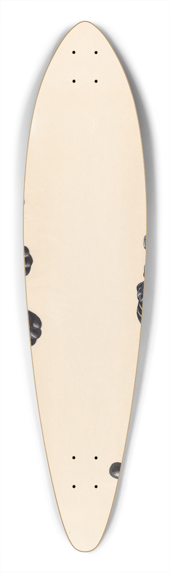 Elmer Weise - Bootjack 39.3 inch art pintail longboard deck