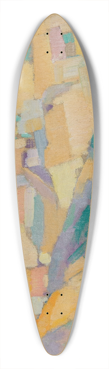 Else Berg - Mallorca 39.3 inch art pintail longboard deck