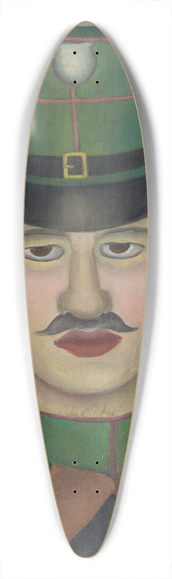 Emanuel Schttli - Polizist 39.3 inch art pintail longboard deck
