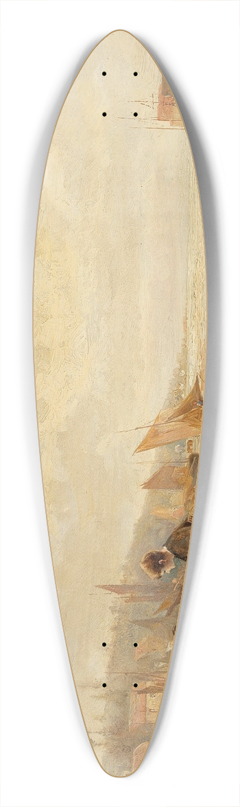 Emil Barbarini - Motiv von der Westerschelde 39.3 inch art pintail longboard deck