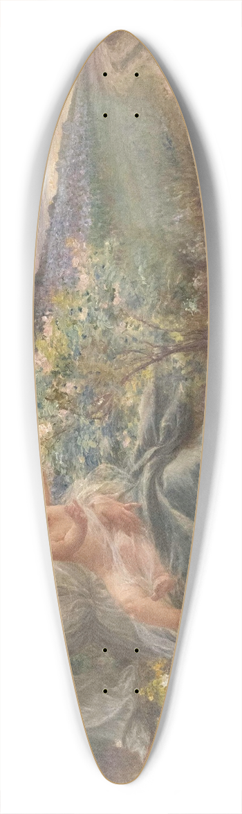 Emil Czech - Madonna mit Kind am Wegrand 39.3 inch art pintail longboard deck
