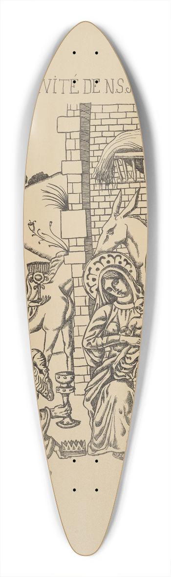 Emile Bernard - La Nativit de N.S. Jsus-Christ 39.3 inch art pintail longboard deck