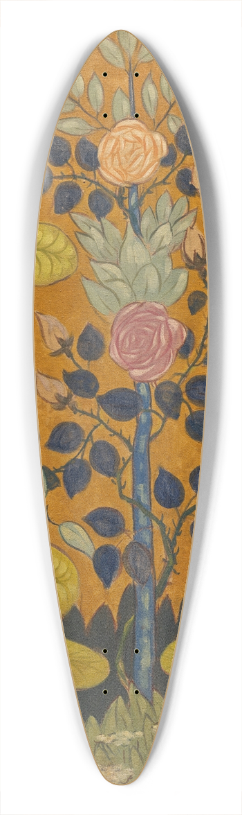 Emile Bernard - Les Roses 39.3 inch art pintail longboard deck