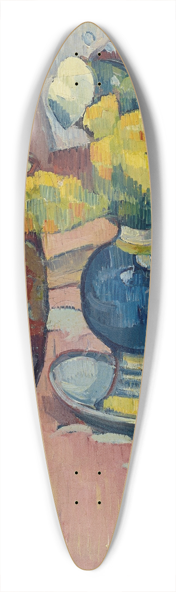 Emile Bernard - Nature morte (Vase de fleurs, pichet et verre) 39.3 inch art pintail longboard deck