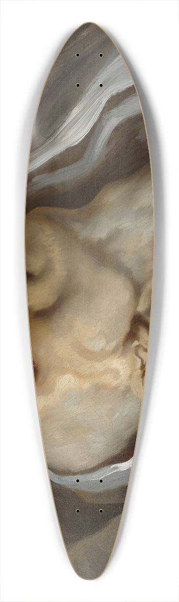 Emile Champmartin - Thodore Gricault on His Deathbed 39.3 inch art pintail longboard deck